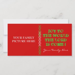 Carte photo Christian Christmas