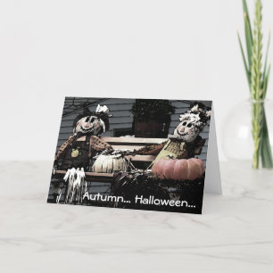 Carte Photo Citrouille d'automne pour l'amitié