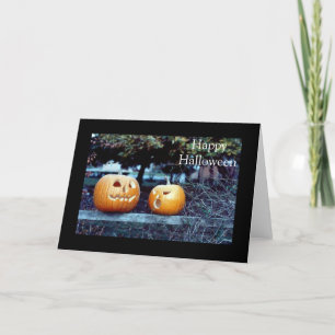 Carte photo Citrouille Halloween