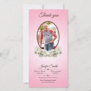 Carte photo commémoratif de Merci