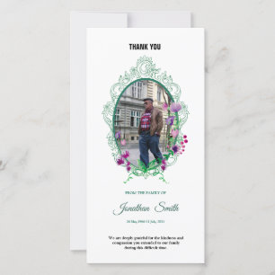 Carte photo commémoratif de Merci