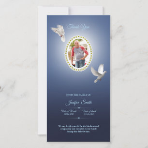 Carte photo commémoratif de Merci