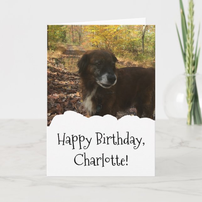 Carte Photo Custom Birthday (Devant)