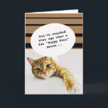 Carte Photo d'animal Happy Hour Getting Old Funny Annive<br><div class="desc">Vous cherchez une carte d'anniversaire hilarante qui fera rire bruyamment votre ami ou l'être aimé ? Notre Happy Hour, Getting Old Funny Birthday Card est le choix parfait. Cette carte humoristique présente une plaisanterie spirituelle sur les joies de la sieste et le passage inévitable du temps. À mesure que votre...</div>