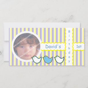 Carte photo d'anniversaire