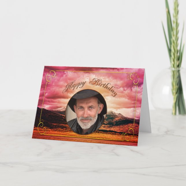 Carte photo d'anniversaire (Devant)