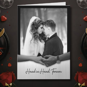 Carte photo d'anniversaire romantique pour mari