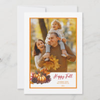 Carte photo d'automne