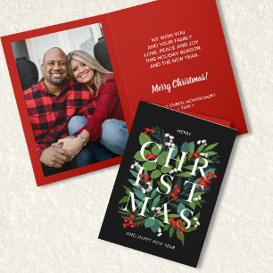 CARTE PHOTO de Baies vertes de NOËL