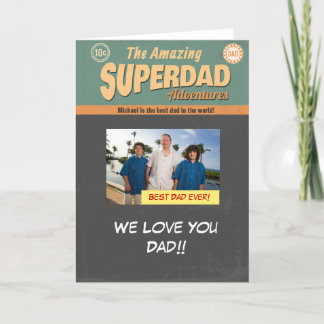 Carte photo de bandes dessinées, Fête des pères An