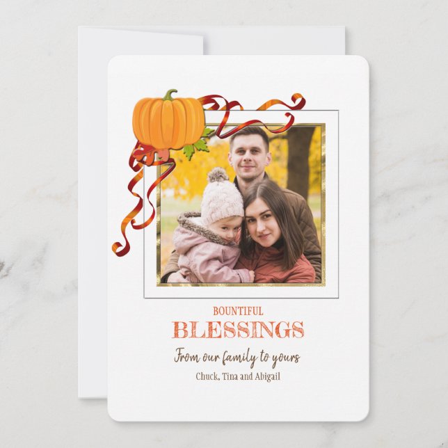 Carte photo de Bountiful Blessings (Devant)
