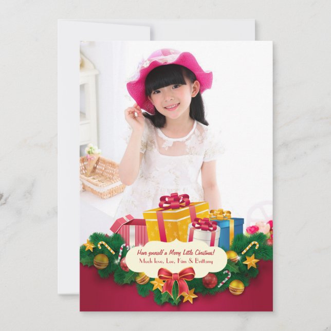 Carte photo de cadeaux (Devant)