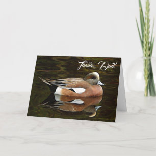 Carte Photo de Canard colvert américain pour la fête des