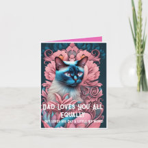 Photo de chat mignon drôle personnalisé pour la fê