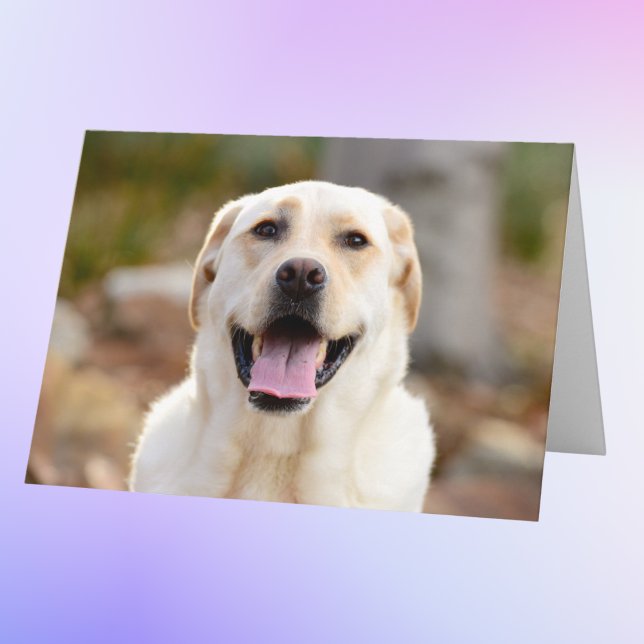 Carte Photo de chien personnalisée (Créateur téléchargé)