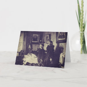 Carte Photo de décès de l'ère victorienne