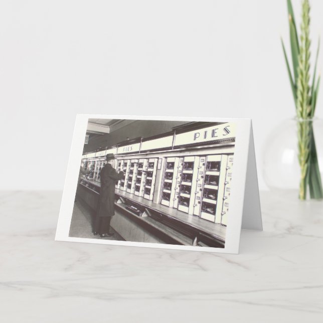 Carte Photo de distributeur automatique de NYC par la (Devant)