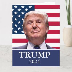 Carte Photo de Donald Trump - Président 2024