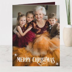 Carte Photo de famille Joyeux Noël