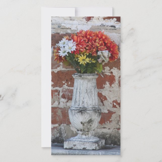 Carte photo de fleurs (Devant)