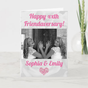 Carte photo de Friendaversary pour vrais amis