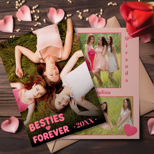 Carte photo de Galentine’s Day pour meilleures ami
