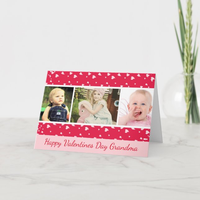 Carte photo de jour de Valentines pour la (Devant)