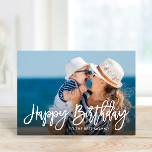 Carte photo de joyeux anniversaire avec superposit