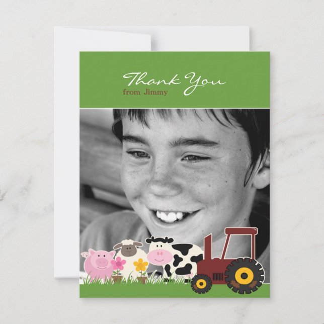 Carte photo de la ferme Merci (Devant)