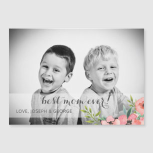 Carte photo de la Journée des mères des fleurs d'a