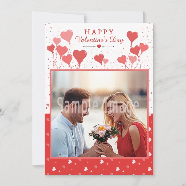 Carte photo de la Saint-Valentin (Devant)
