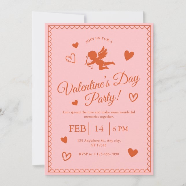 Carte photo de la Saint Valentin (Devant)