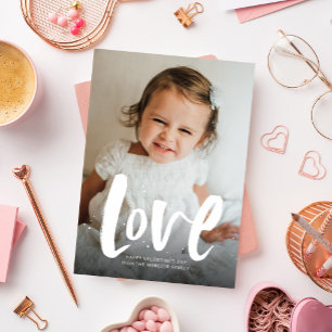 Carte photo de la Saint-Valentin avec un amour aud