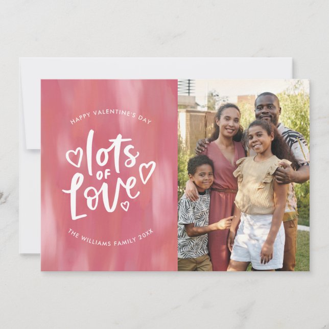 Carte Photo de la Saint Valentin, Lettered Love of Love (Devant)