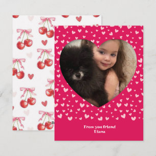 ❤️ Carte photo de la Saint-Valentin pour enfants
