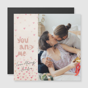 Carte photo de la Saint-Valentin pour toi et moi r