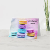 Photo de l'anniversaire des Macarons colorés