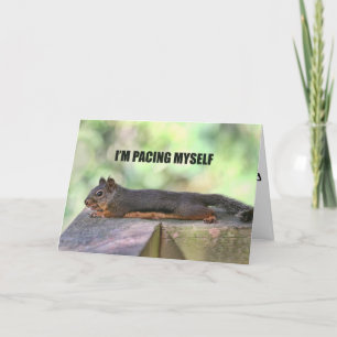 Carte Photo de l'écureuil blond