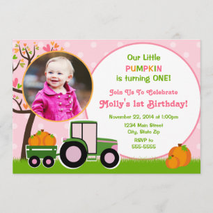 Carte photo de l'invitation 5x7 d'anniversaire de