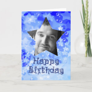 Carte photo de l'invitation de fête d'anniversaire
