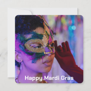 Carte photo de Mardi Gras