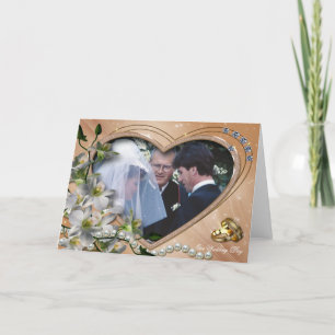 Carte photo de mariage