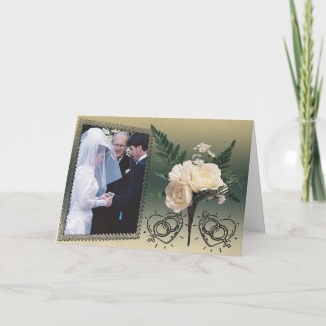 Carte photo de mariage (Devant)