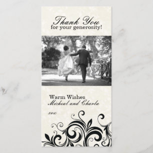 Carte photo de Merci (4x8)