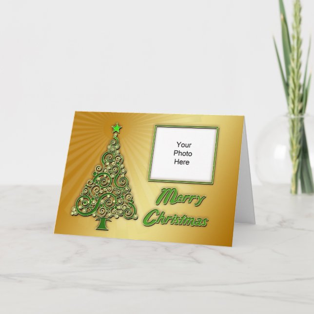 Carte photo de Noël (Devant)