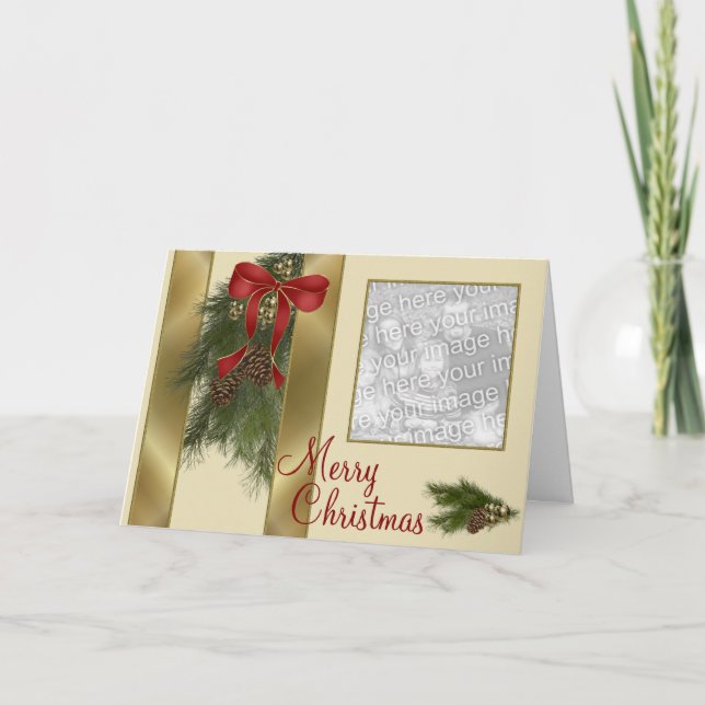 Carte photo de Noël (Devant)