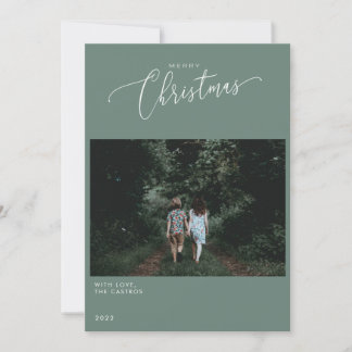 CARTE PHOTO DE NOËL