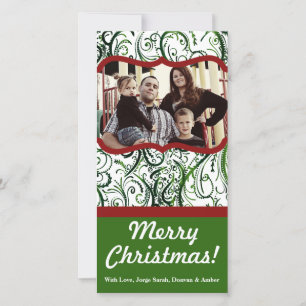 Carte photo de Noël 4x8