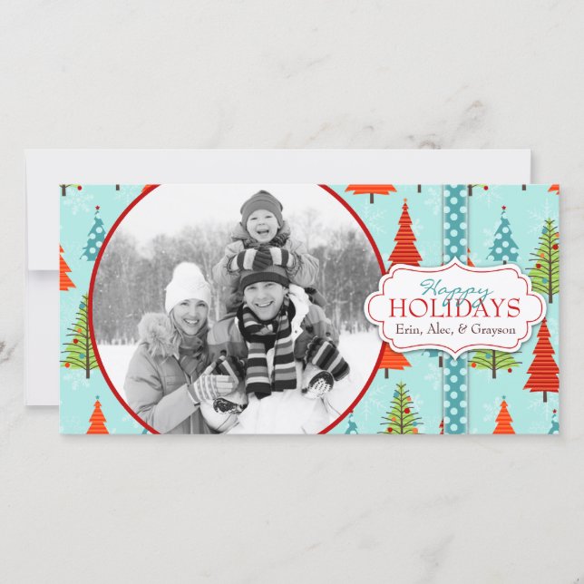 Carte photo de Noël amusant (Devant)