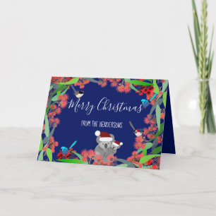 Carte Photo de Noël australien